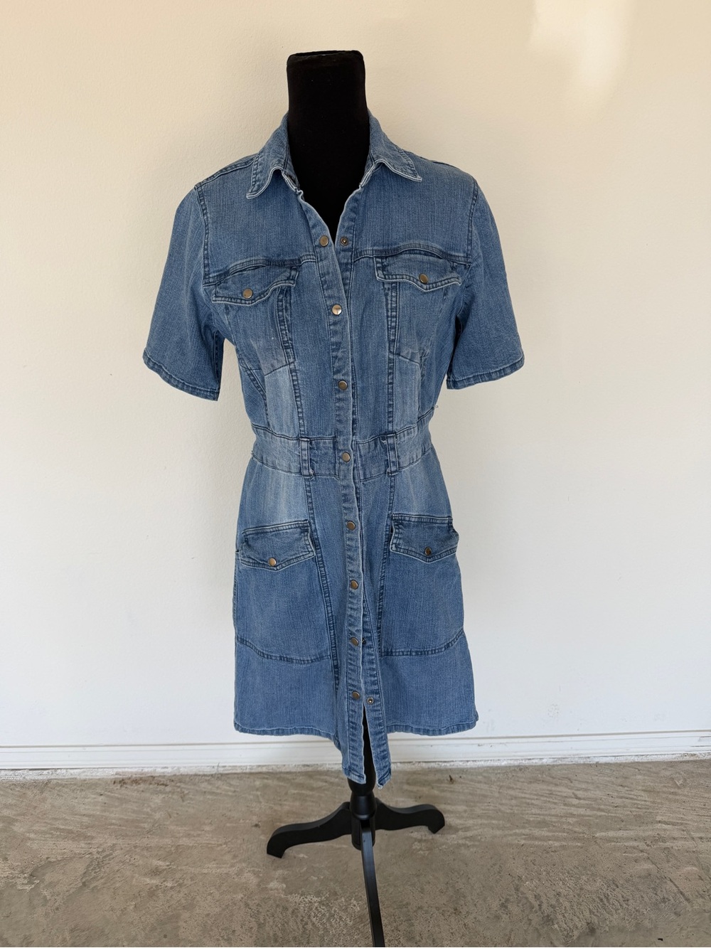 Hope and Harlow Stretch Denim Dress